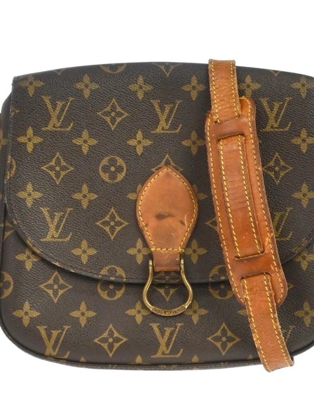 LOUIS VUITTON SAINT CLOUD GM SHOULDER BAG MONOGRAM M51242 TH0957 BQ02144